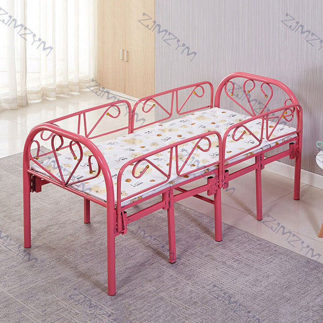 Children Folding Bed With Guardrail