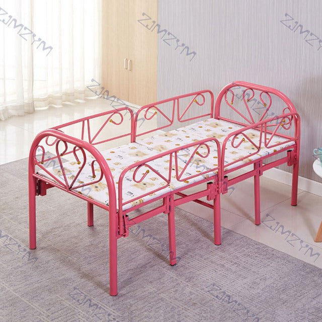 Children Folding Bed With Guardrail