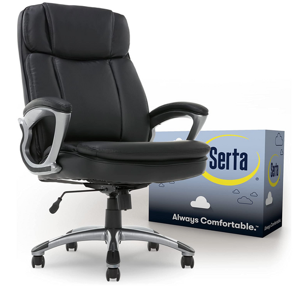 Serta Premium Memory Foam Executive Support Chair Big & Tall