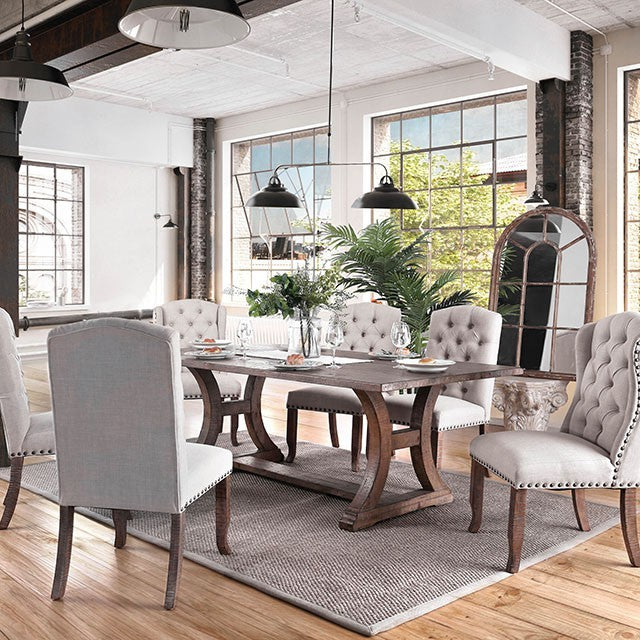 Grey 77" Dinning Table