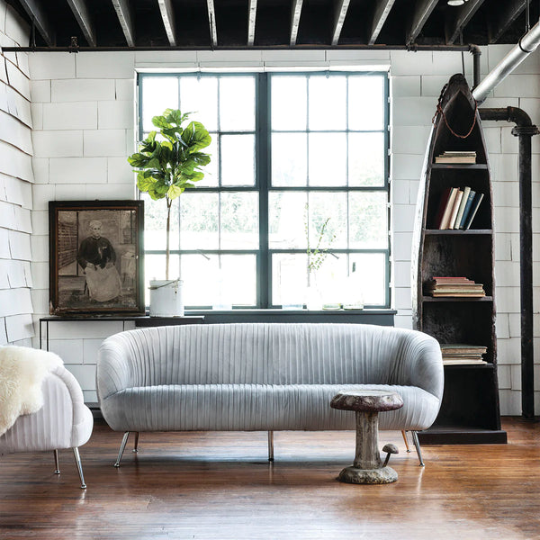 Vintage Repurposed Canoe Boat Shelf