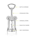 Soar Chrome Winged Corkscrew