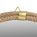 Double Corded Circle Ring Mirror