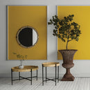 Double Corded Circle Ring Mirror